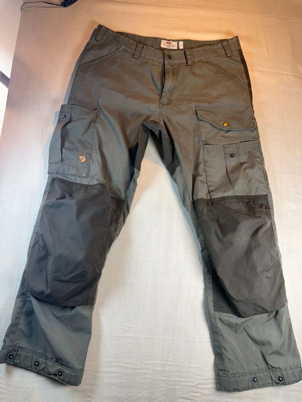 Fjallraven Vidda Pro Ventilated Cargo Pants US 36 Gray G-1000